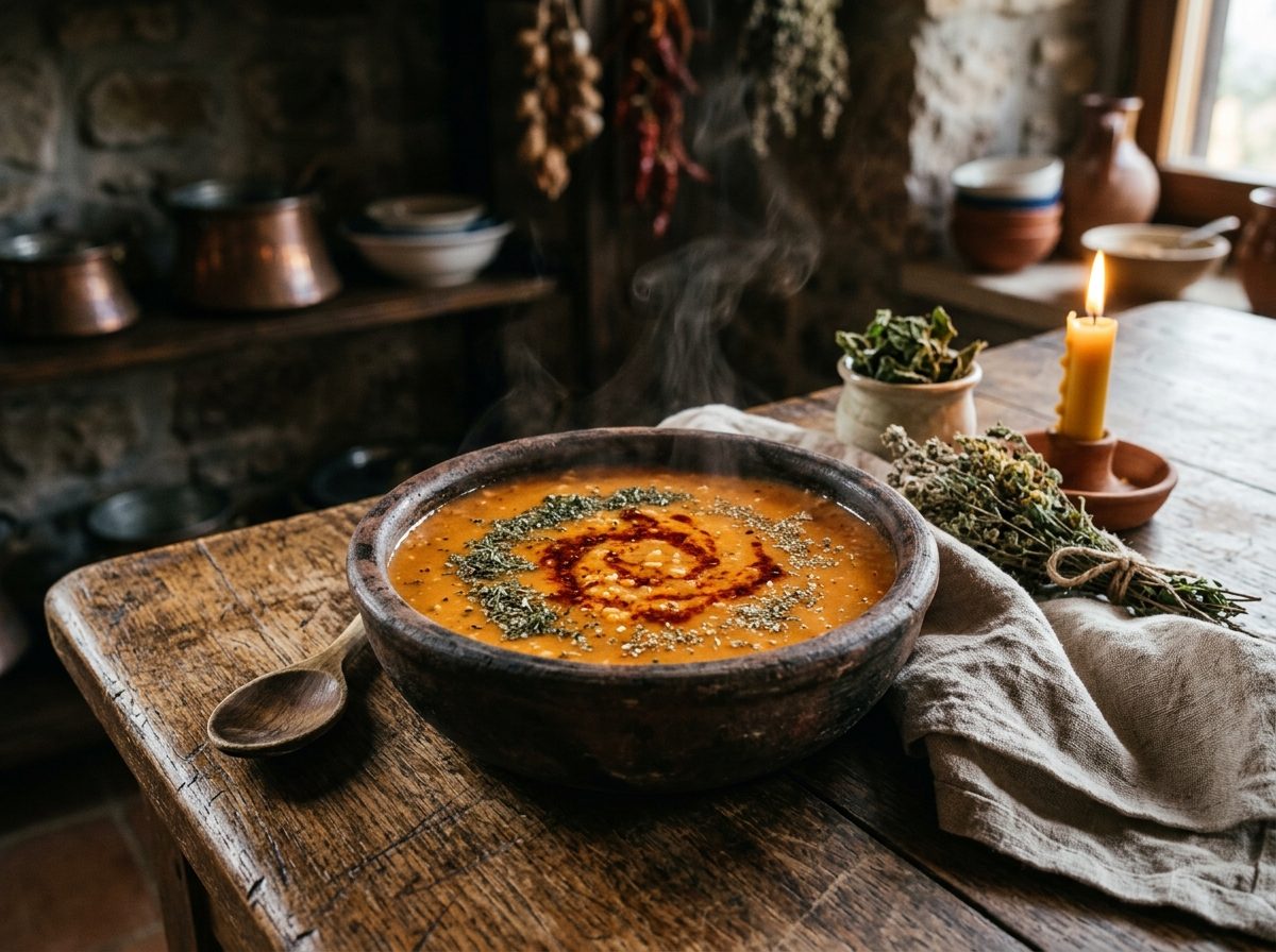Tarhana Çorbası — traditional Turkish winter soup